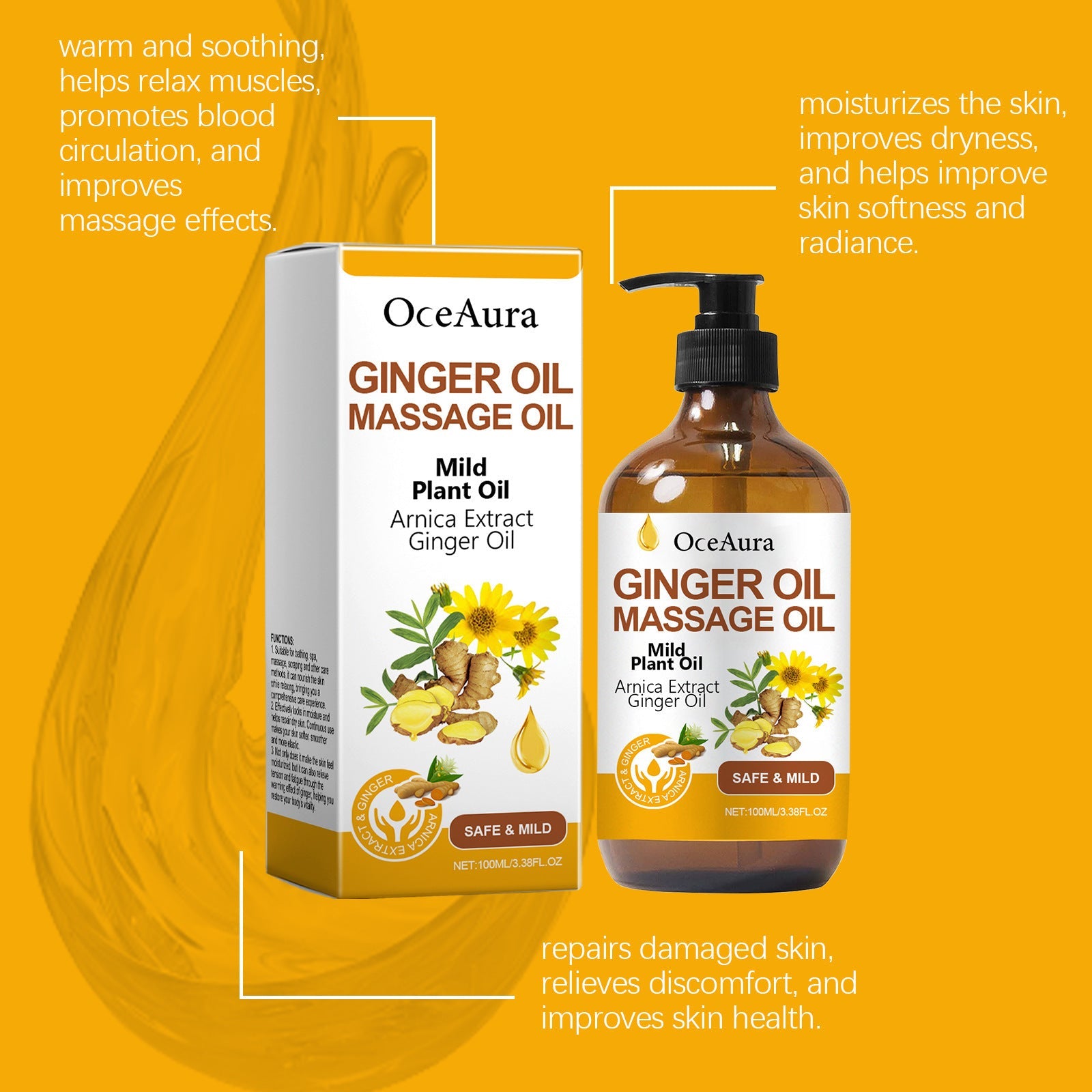 Lymphatic Drainage Massage
Oil 100ml